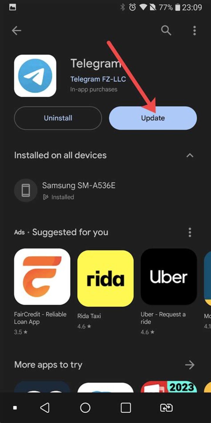 Updating Telegram desktop on arm64 ubuntu 21.04