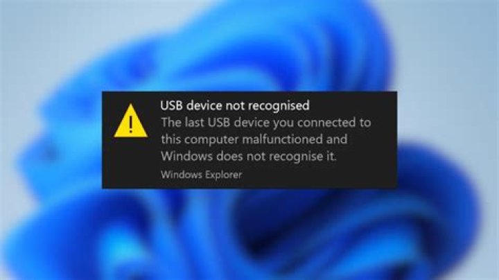USB Device is not authorized for usage