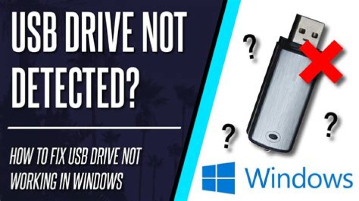 Usb stick not mounted/detected