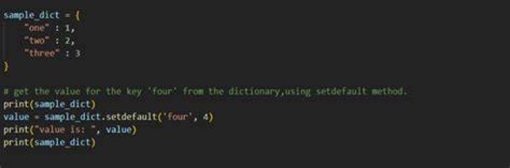 Use cases for the 'setdefault' dict method