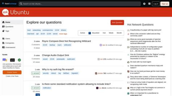 User codear - Ask Ubuntu