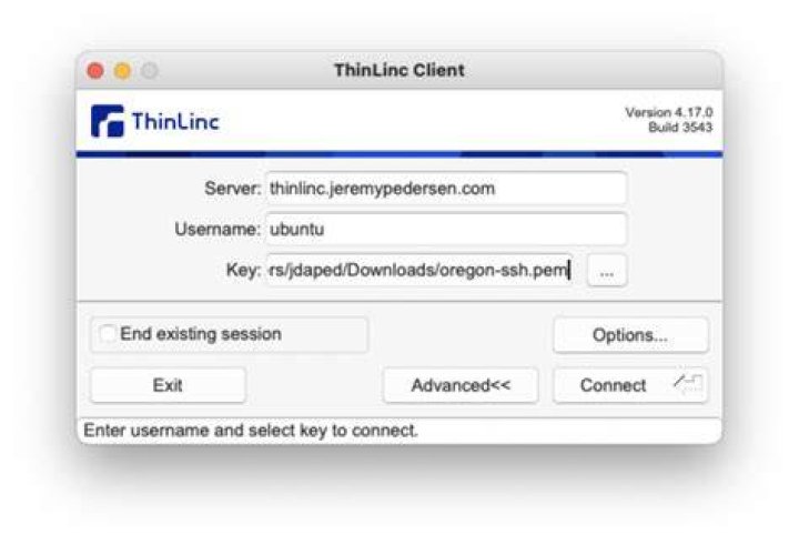 User ThinLinc - Ask Ubuntu