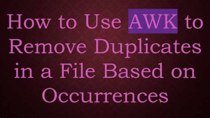 Using sed or awk to remove near-duplicates