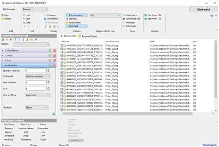 Using sed to mass rename files