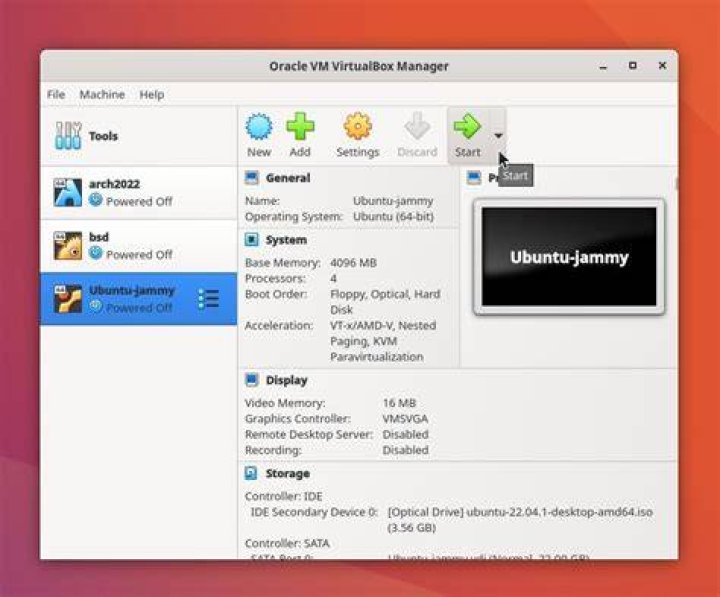 using ubuntu-server in full screen mode - VirtualBox