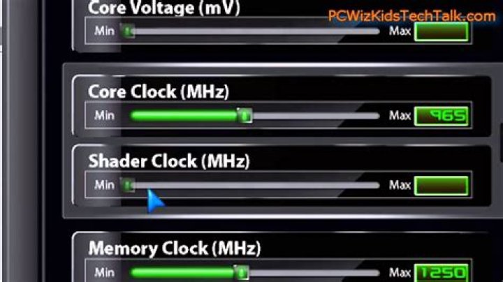 Utilities to overclock ATI Radeon graphic card