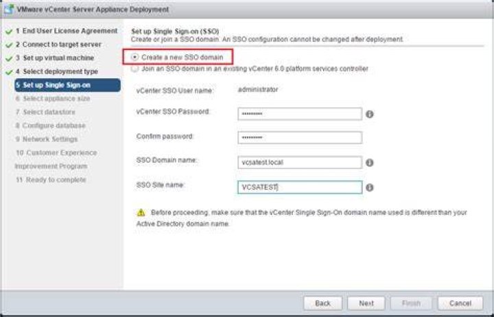 vCenter login: An error occurred when processing the metadata during vCenter Single Sign-On setup