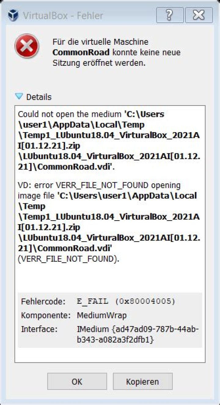 Virtual Box VERR_FILE_NOT_FOUND error after copying virtual machines