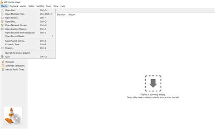 VLC MENU
