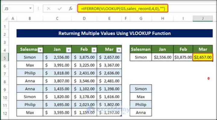 VLOOKUP - return multiple values/columns for one row/match of data