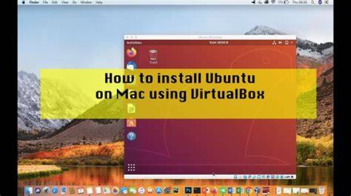 Vm and Ubuntu on mac