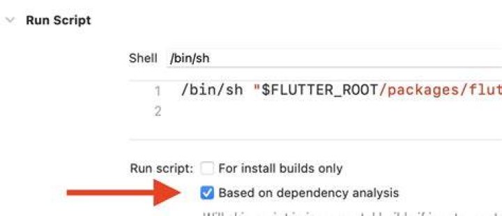 warning build: Run script build phase 'Module' will be run during every build because it does not specify any outputs. To address this warning
