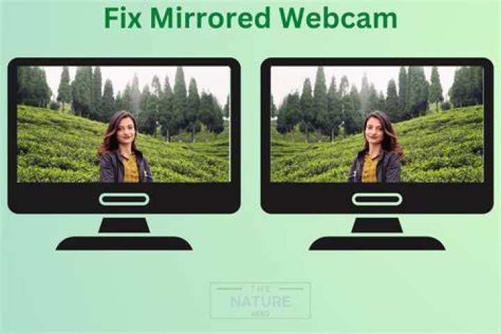 Webcam image mirrored