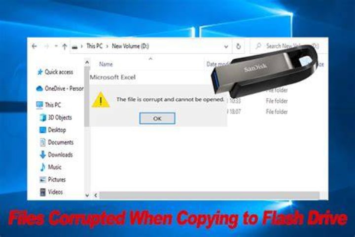 Weird file on my flash drive?