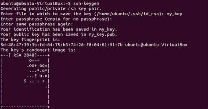 What are the recommended arguments for ssh-keygen?