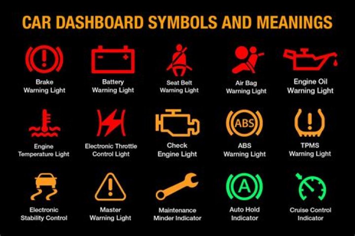 What do the light signals on the cars mean?