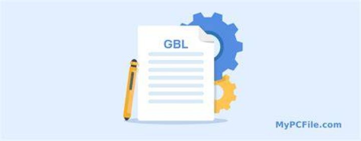 What does a .gbl file contain?