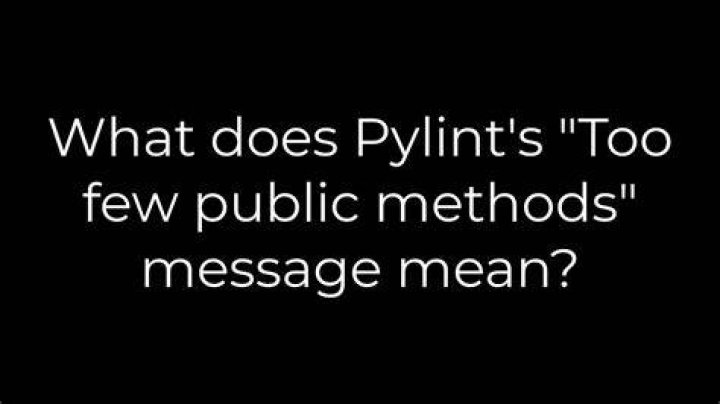 What does Pylint's 