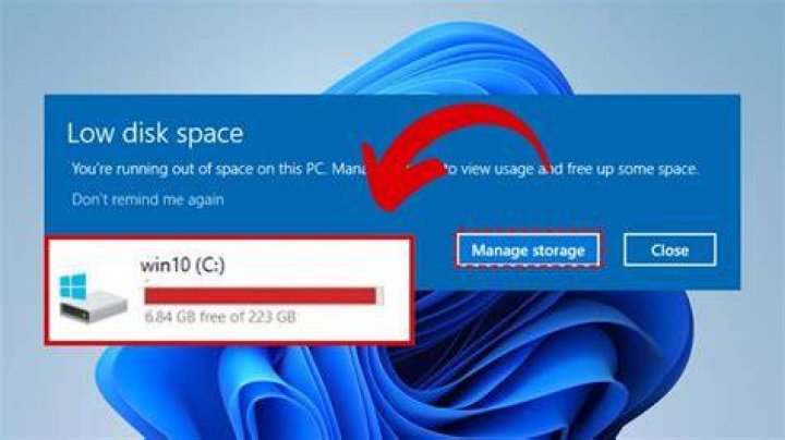 What does Windows 10 use your disk for when you are absent?
