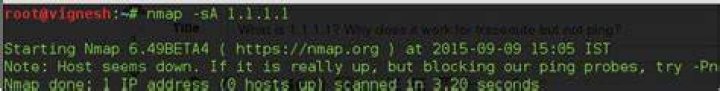 What is 1.1.1.1? Why does it work for traceoute but not ping?