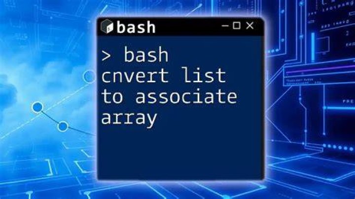 What is a list in Bash?