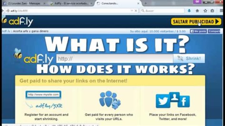 What is adf.ly and how does it somehow usurp my clicks?