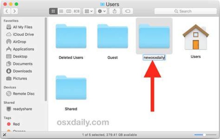 What is /home directory in Mac OS used for?