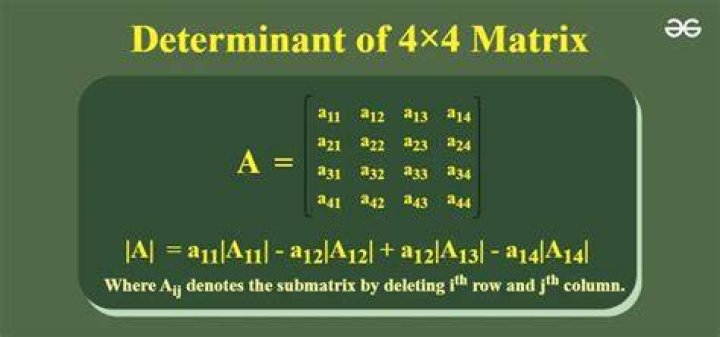 What is the best algorithm to find a determinant of a matrix?
