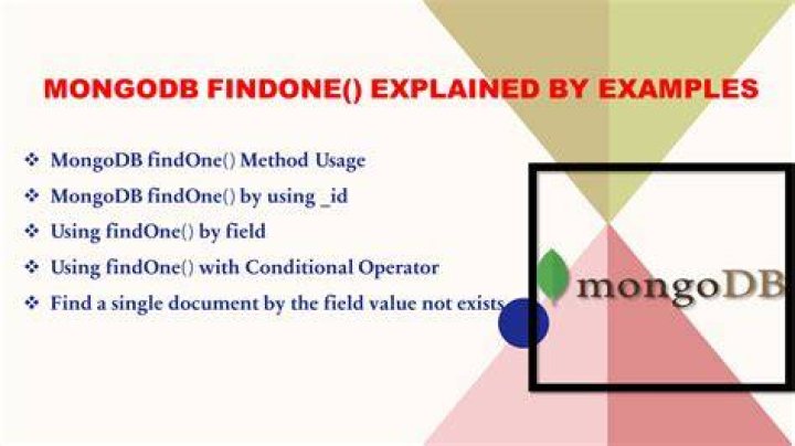 What is the difference between Model.findOne() & Model.findById() in Mongoose?