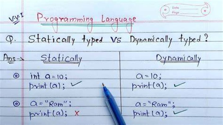 What is the difference between statically typed and dynamically typed languages?