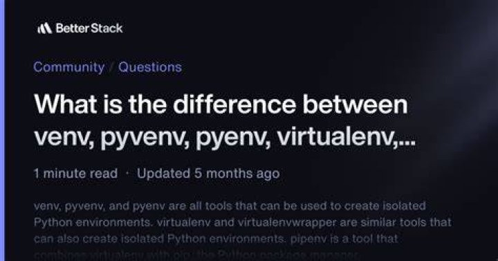 What is the difference between venv, pyvenv, pyenv, virtualenv, virtualenvwrapper, pipenv, etc?