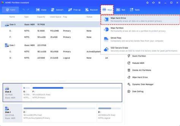 what is the fastest way to erase/wipe hard drive? [duplicate]