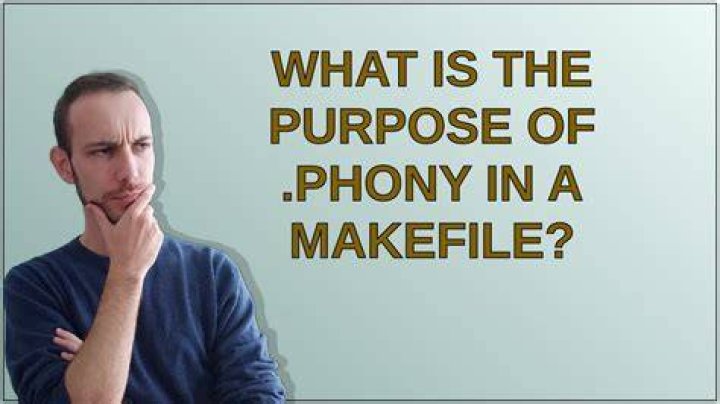 What is the purpose of .PHONY in a Makefile?