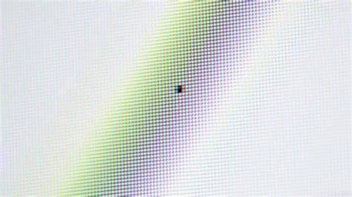 What is the reason of blue pixels (noise) on screen?