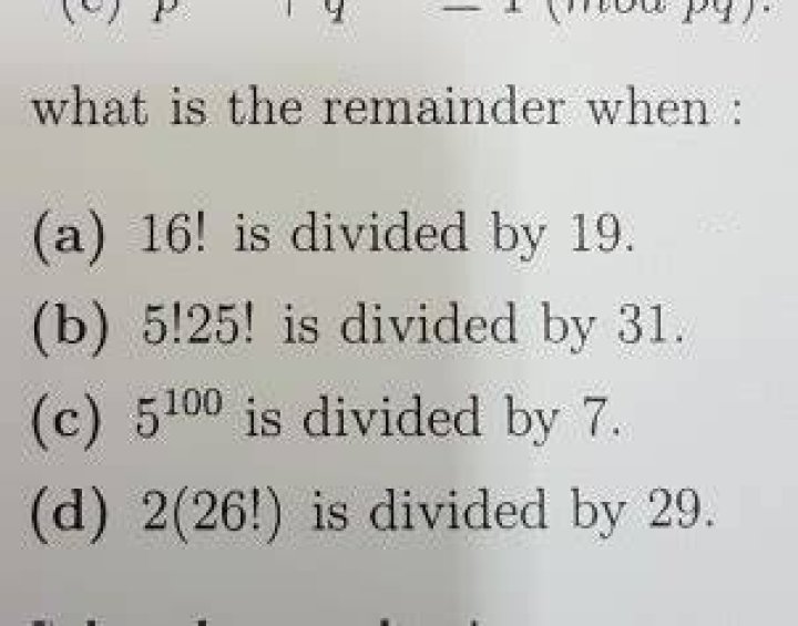 What is the remainder of $16!$ is divided by 19?