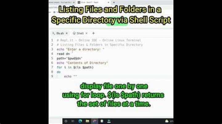 What is the shell command to display contents of a file?