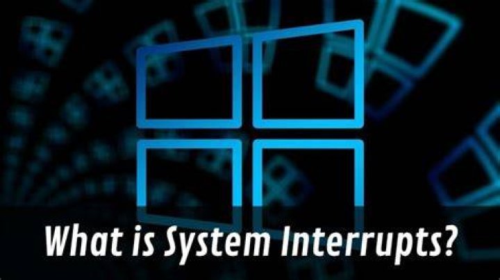 What is the “System Interrupts” process in Windows?