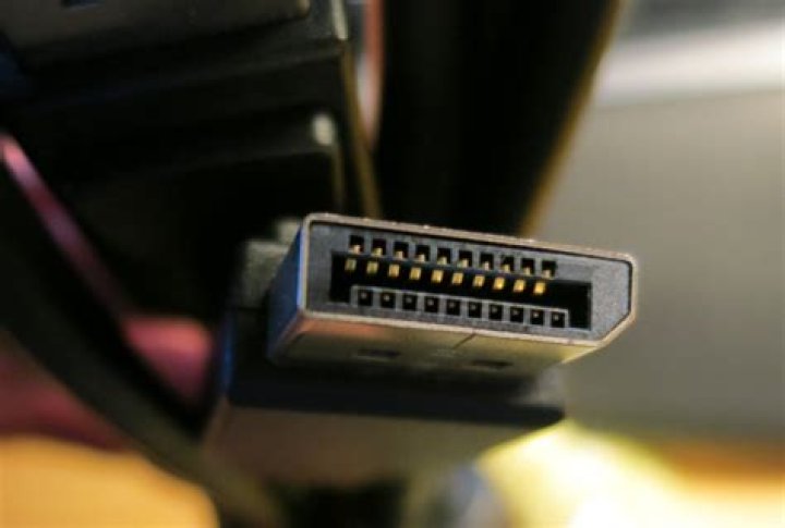 What kind of cable looks like HDMI but has only one slanted edge?