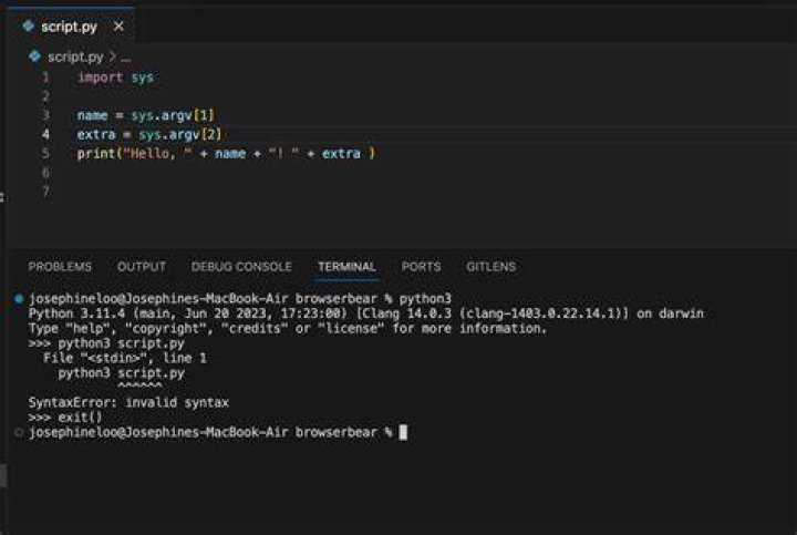 When attempting run a python script from within another python script, I get 'permission denied'!