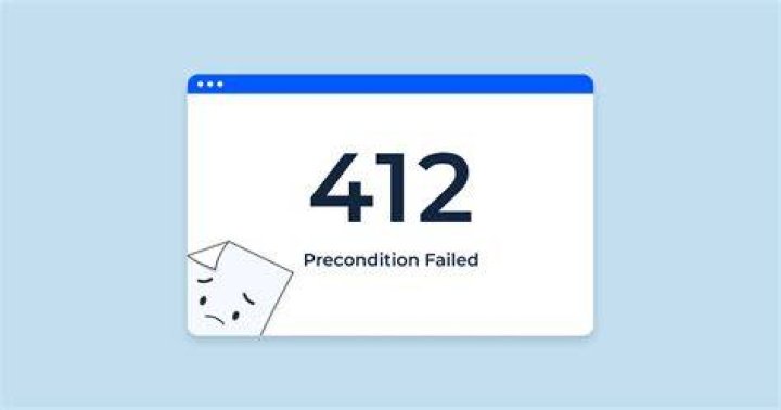 When is it appropriate to respond with a HTTP 412 error?