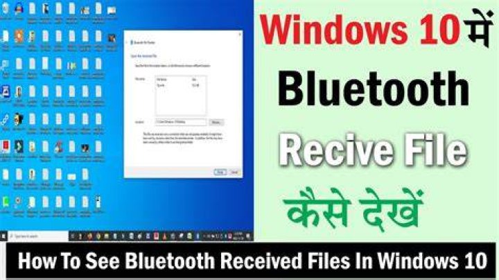 Where are bluetooth received files saved