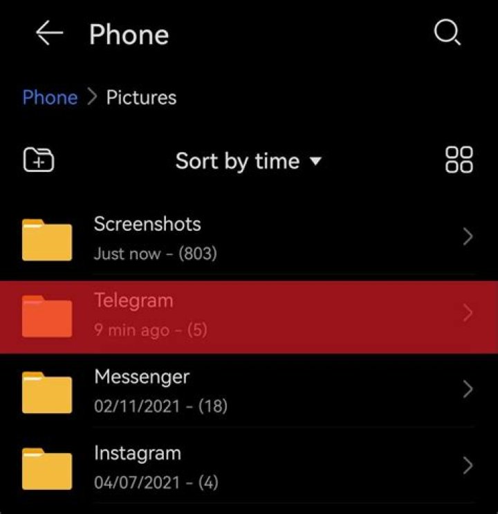 Where does Desktop Telegram save sent pictures?