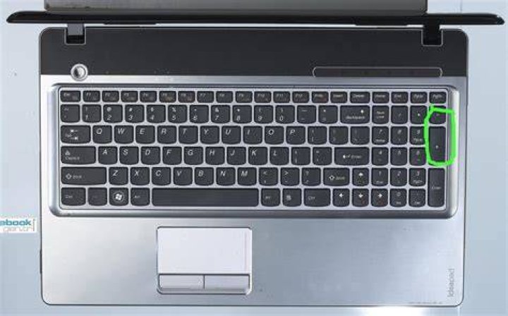 Which is the Num key on the keyboard?