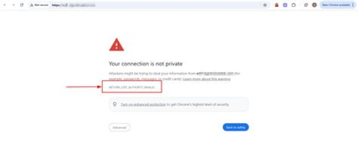 Why can't I access the Skype website (error NET::ERR_CERT_AUTHORITY_INVALID)?