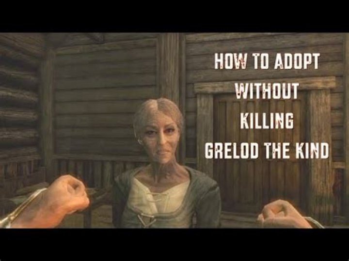 Why can't I adopt kids despite already having killed Grelod the Kind?