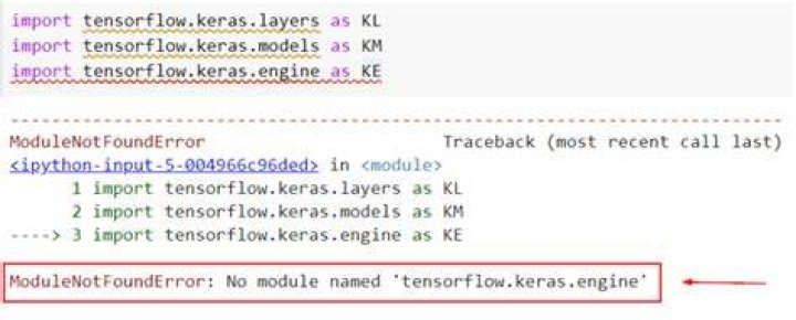 Why can I not import Tensorflow.contrib I get an error of No module named 'tensorflow.python.saved