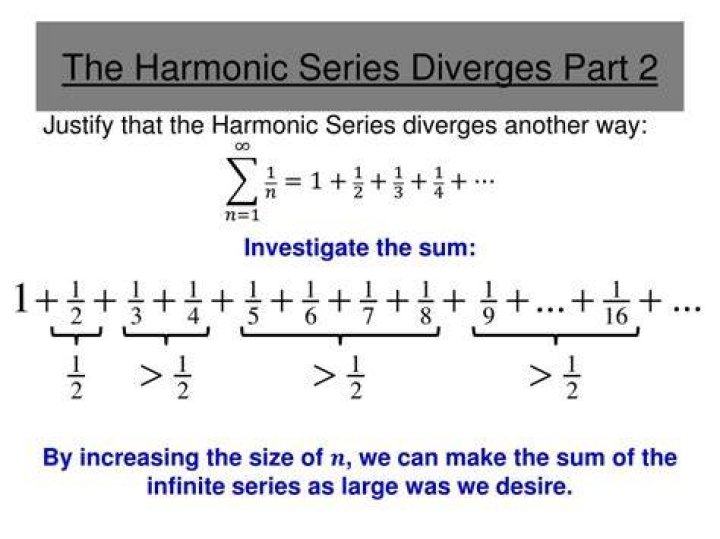 Why do we say the harmonic series is divergent? [duplicate]