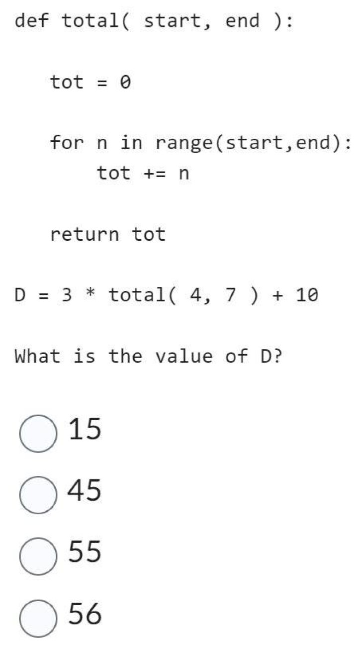 Why does range(start, end) not include end?