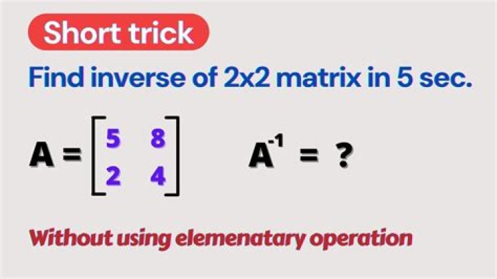 Why does the shortcut for finding inverse of 2x2 matrices work? [duplicate]