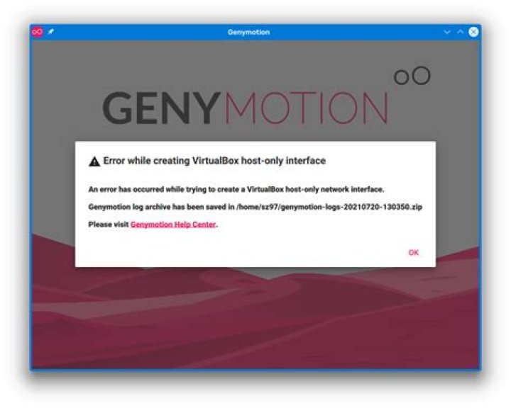 Why Genymotion doesn't work even if VirtualBox installed?